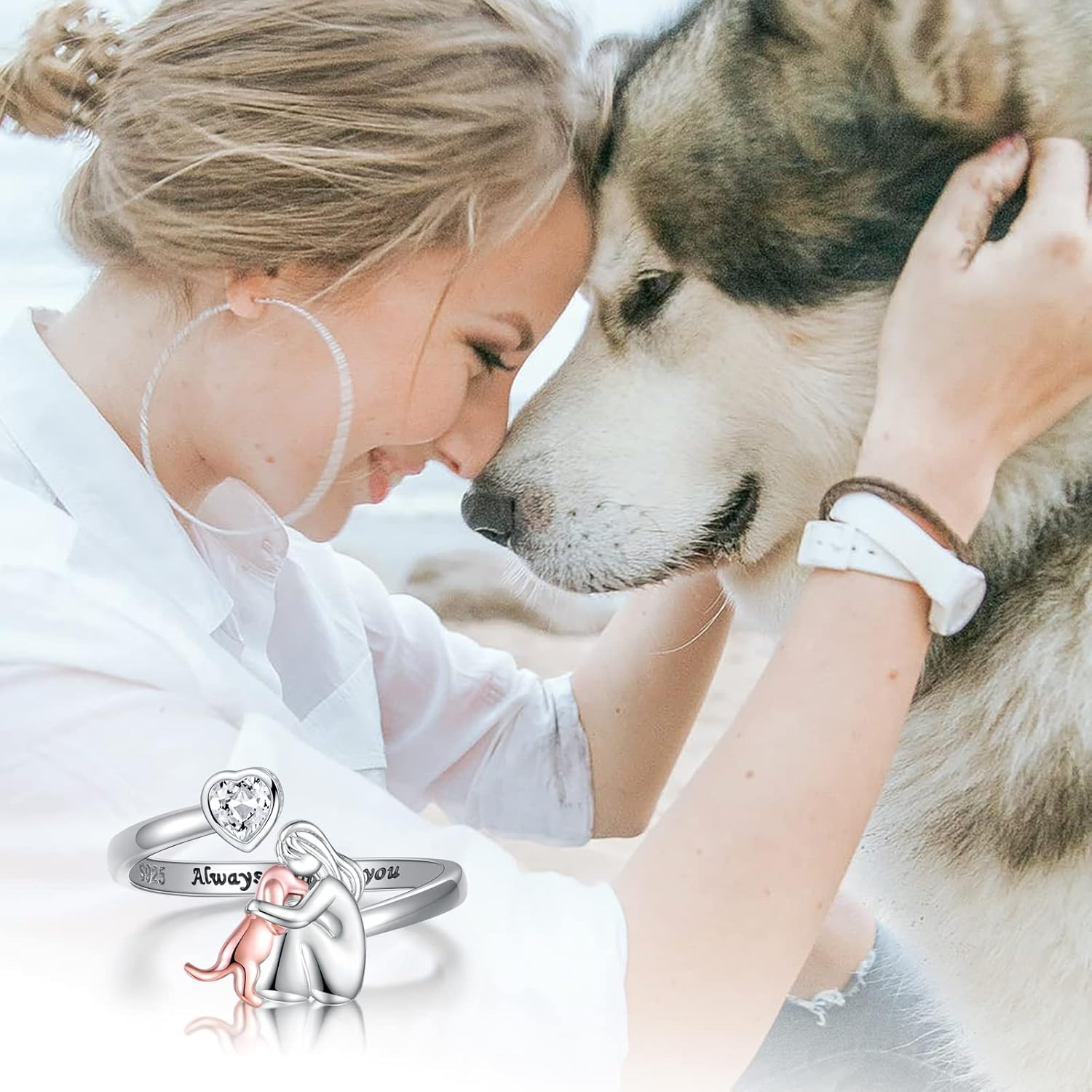 AlwaysPaw – Ring with Dog Symbol