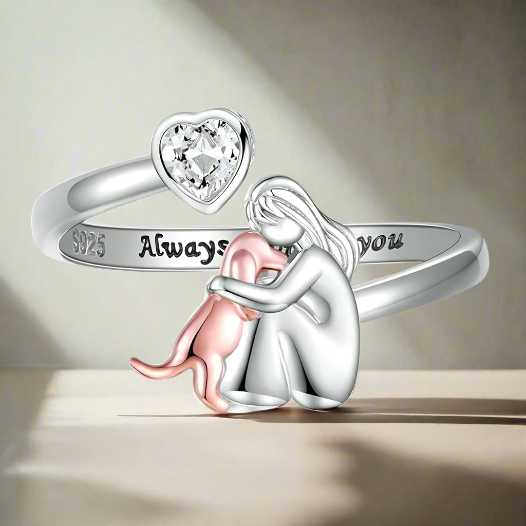 AlwaysPaw – Ring with Dog Symbol